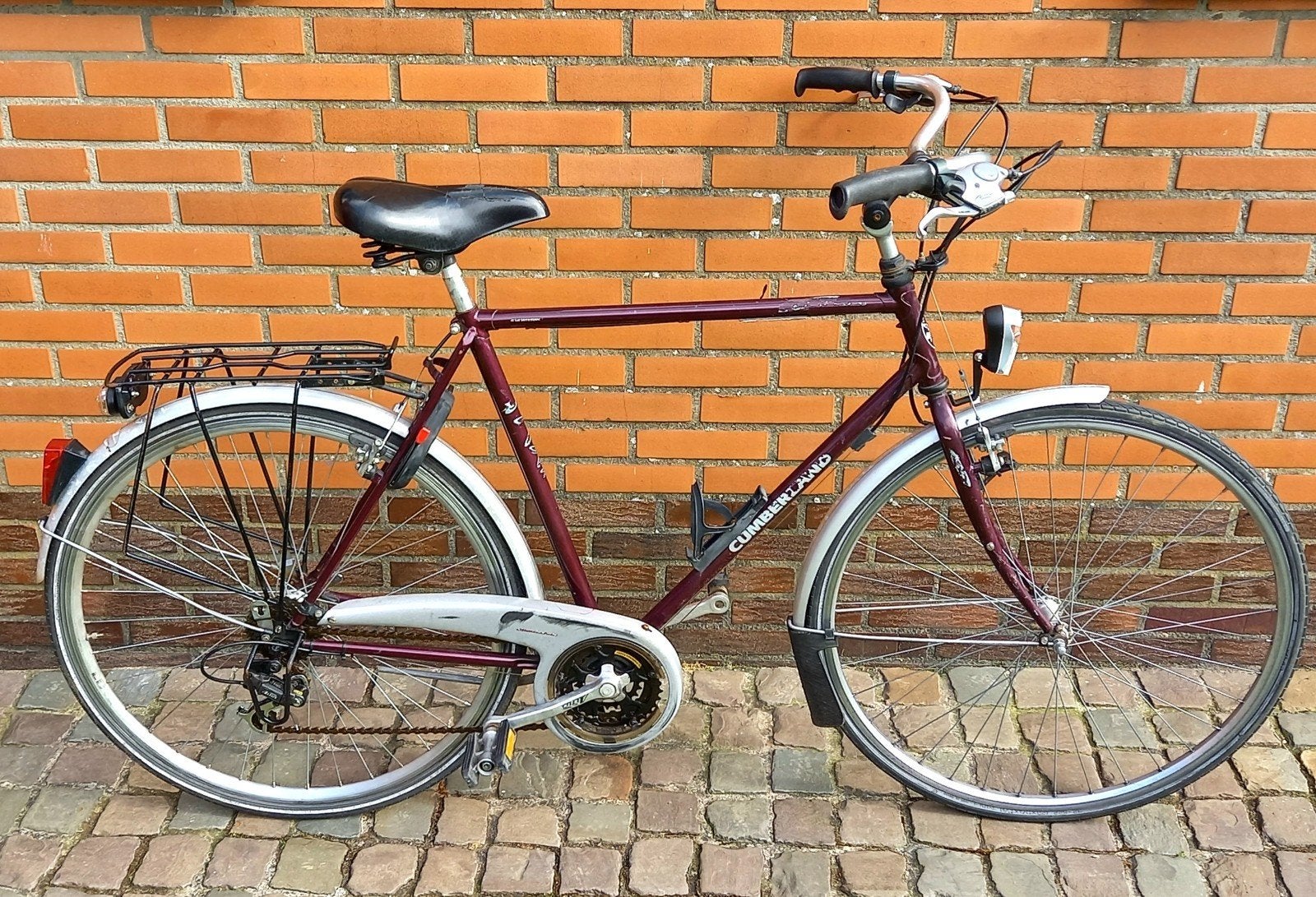 Herenfiets met 21 versnellingen en 28 inch velgen, Ophalen, Gebruikt, Overige merken, Versnellingen