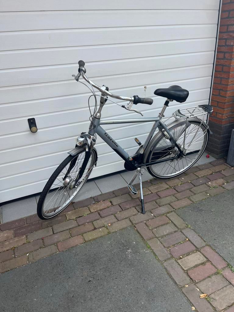 Gazelle herenfiets ‘Orange’ maat L met nieuwe banden, Ophalen, Versnellingen, Zo goed als nieuw, 57 tot 61 cm