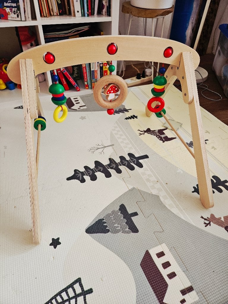 Babygym houten Pinolino, Kinderen en Baby's, Ophalen, Zo goed als nieuw