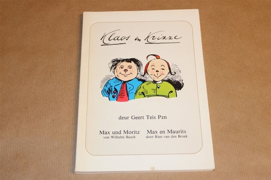 Klaos en Krizze — Groningse Max en Moritz [1865], Boeken, Ophalen of Verzenden, Gelezen