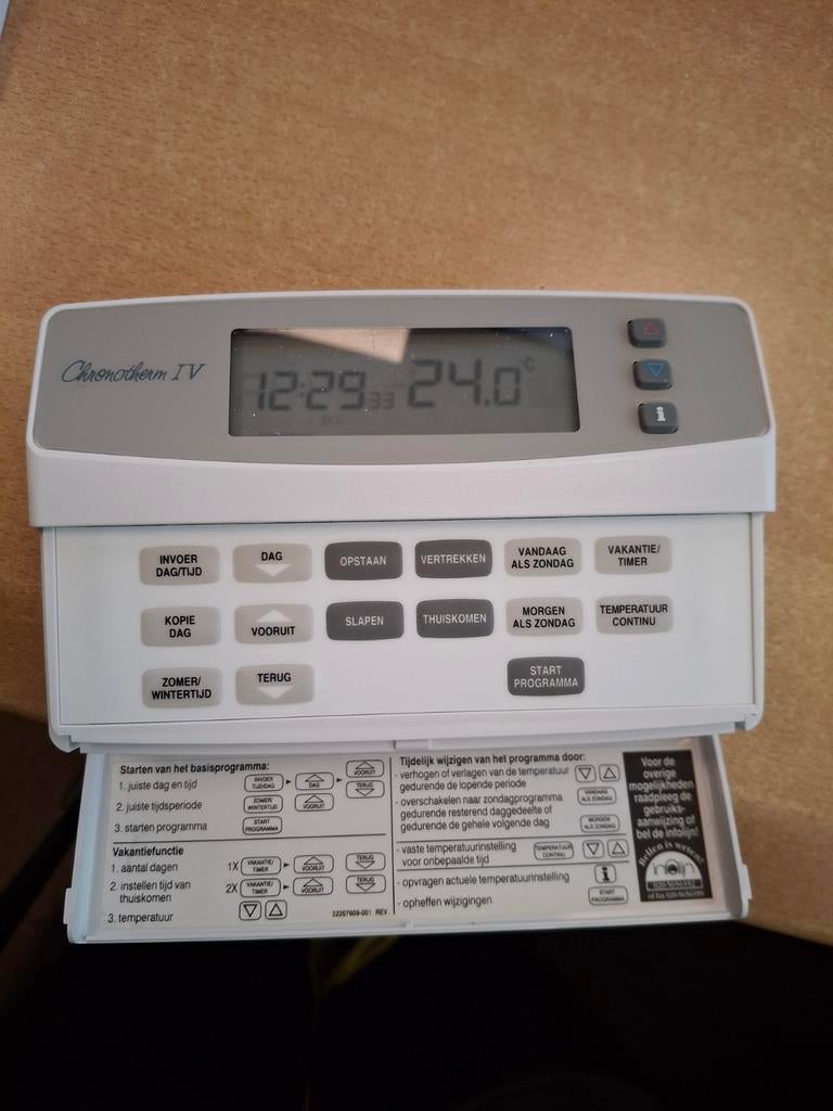 Honeywell Chronotherm IV Klokthermostaat, Ophalen of Verzenden, Slimme thermostaat, Gebruikt