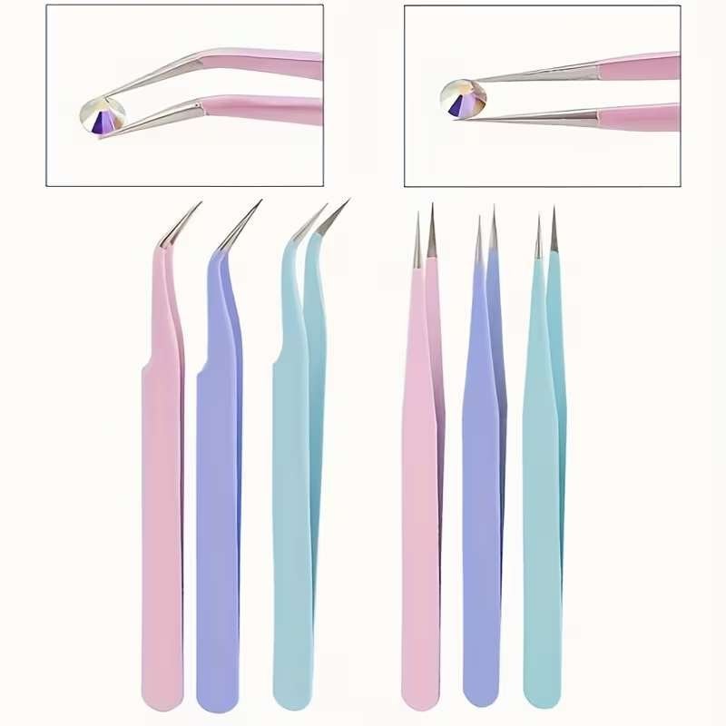Precision Tweezers Set – 5 Sets (Bulk Lot) – Brand New, Ophalen, Nieuw