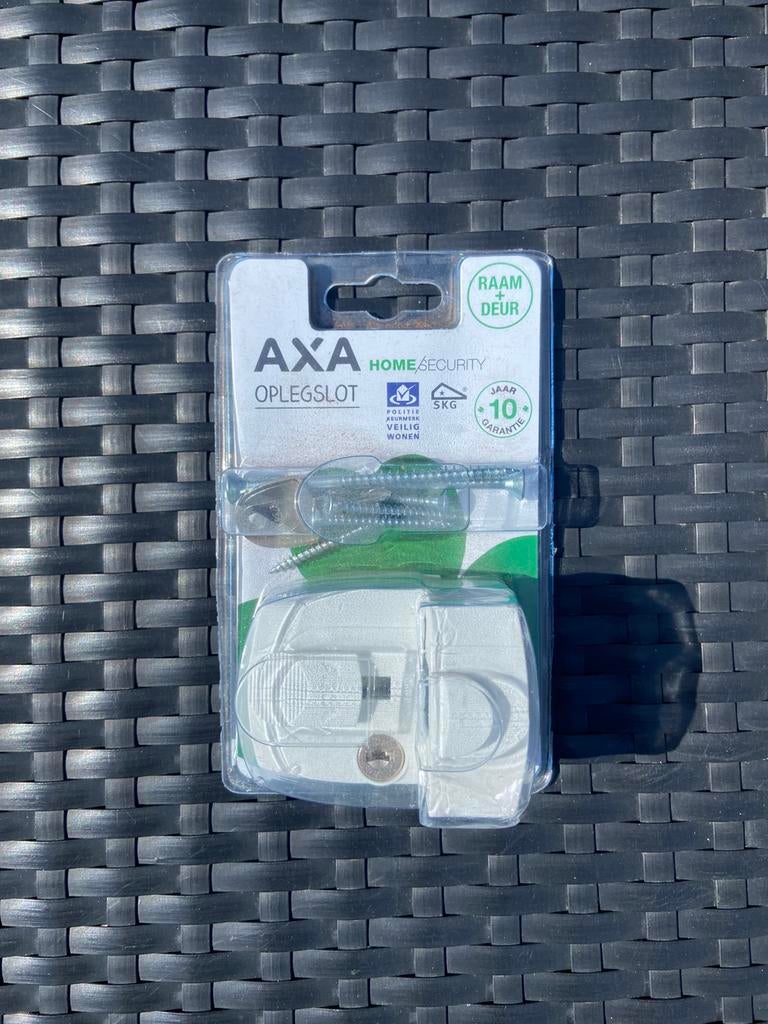 AXA oplegslot voor raam en deur -wit, Ophalen of Verzenden, Nieuw, Slot