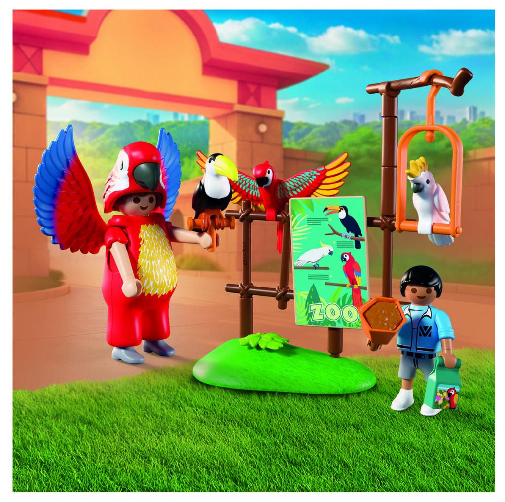 PLAYMOBIL 72074 Dierentuin; Mascotte 29 delig, Ophalen of Verzenden, Nieuw, Complete set