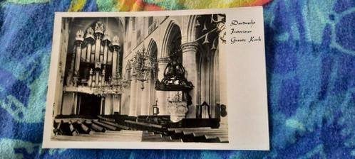 dordrecht interieur groote kerk uit 1942, Verzamelen, Ansichtkaarten | Nederland, Ophalen of Verzenden, 1940 tot 1960, Gelopen