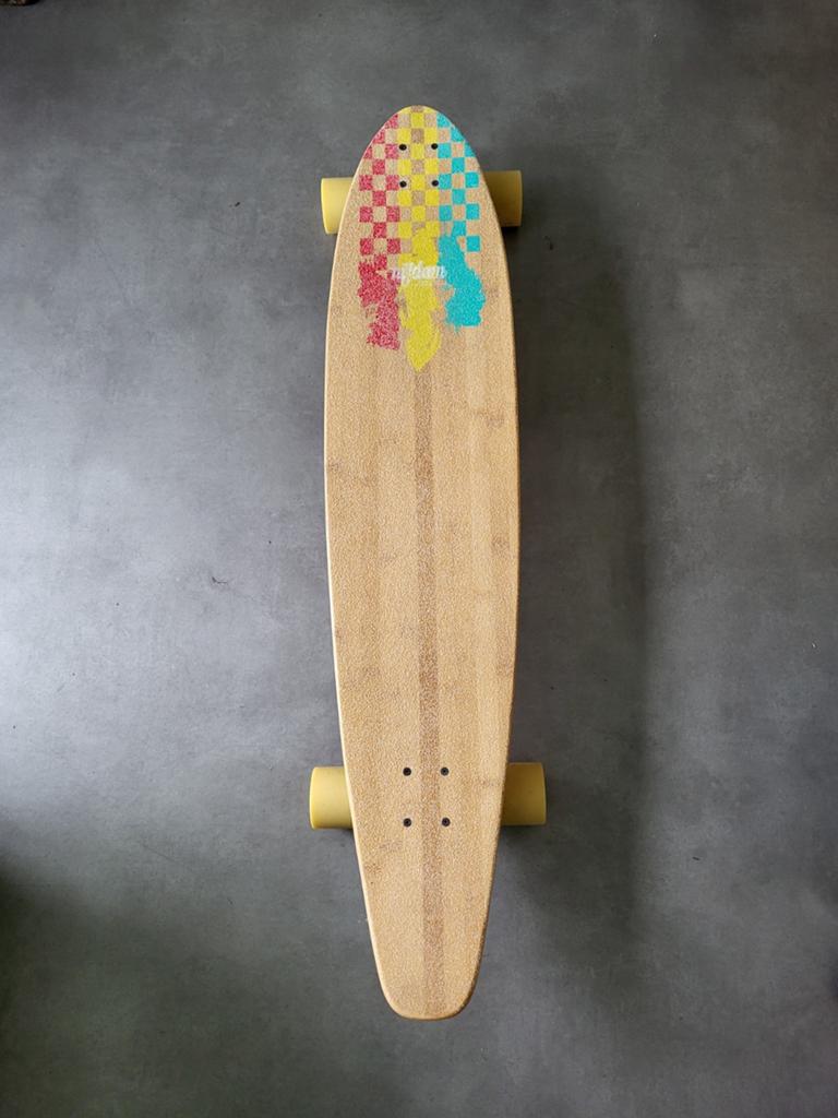 Nijdam longboard, Sport en Fitness, Skateboarden, Ophalen, Zo goed als nieuw, Overige typen, Longboard