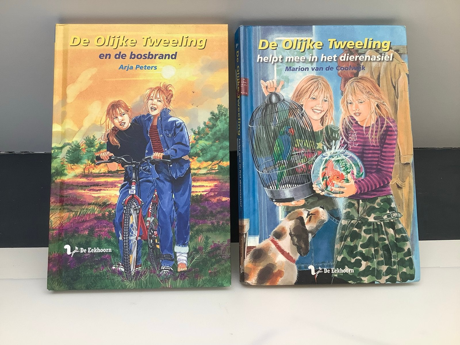 De Olijke Tweeling - en de bosbrand, helpt mee dierenasiel., Ophalen of Verzenden, Gelezen, Fictie algemeen