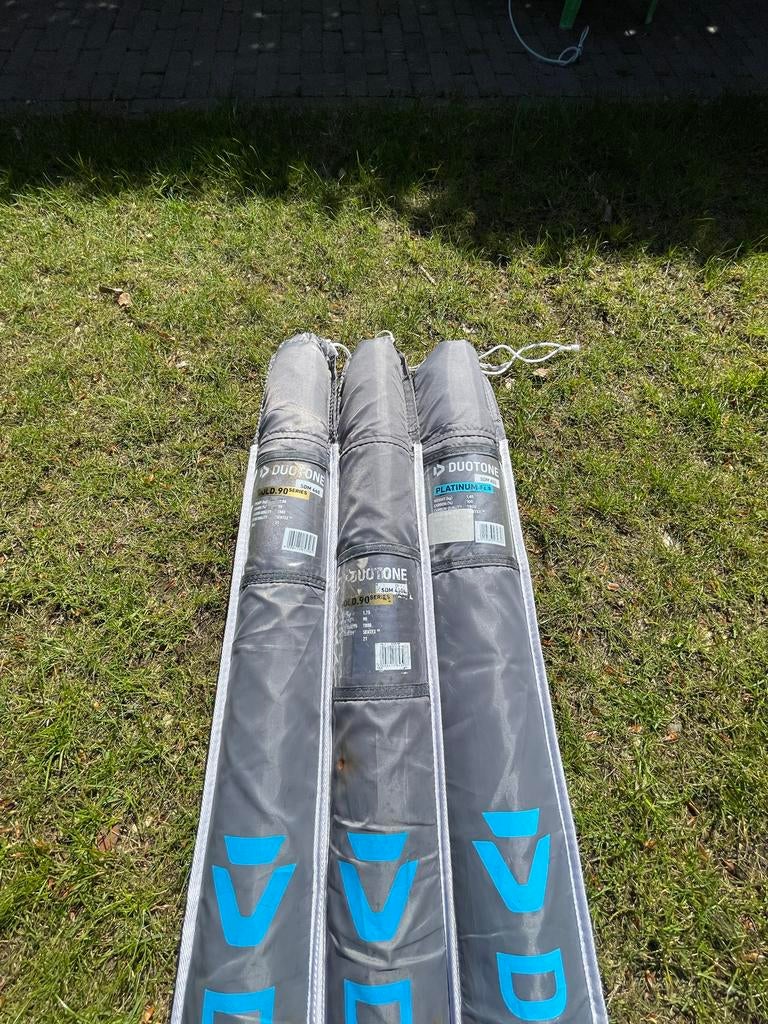 Duotone Gold/Platinum SDM masten 400,430,460cm. Topstaat!, Ophalen, Zo goed als nieuw, Mast, Met draagtas