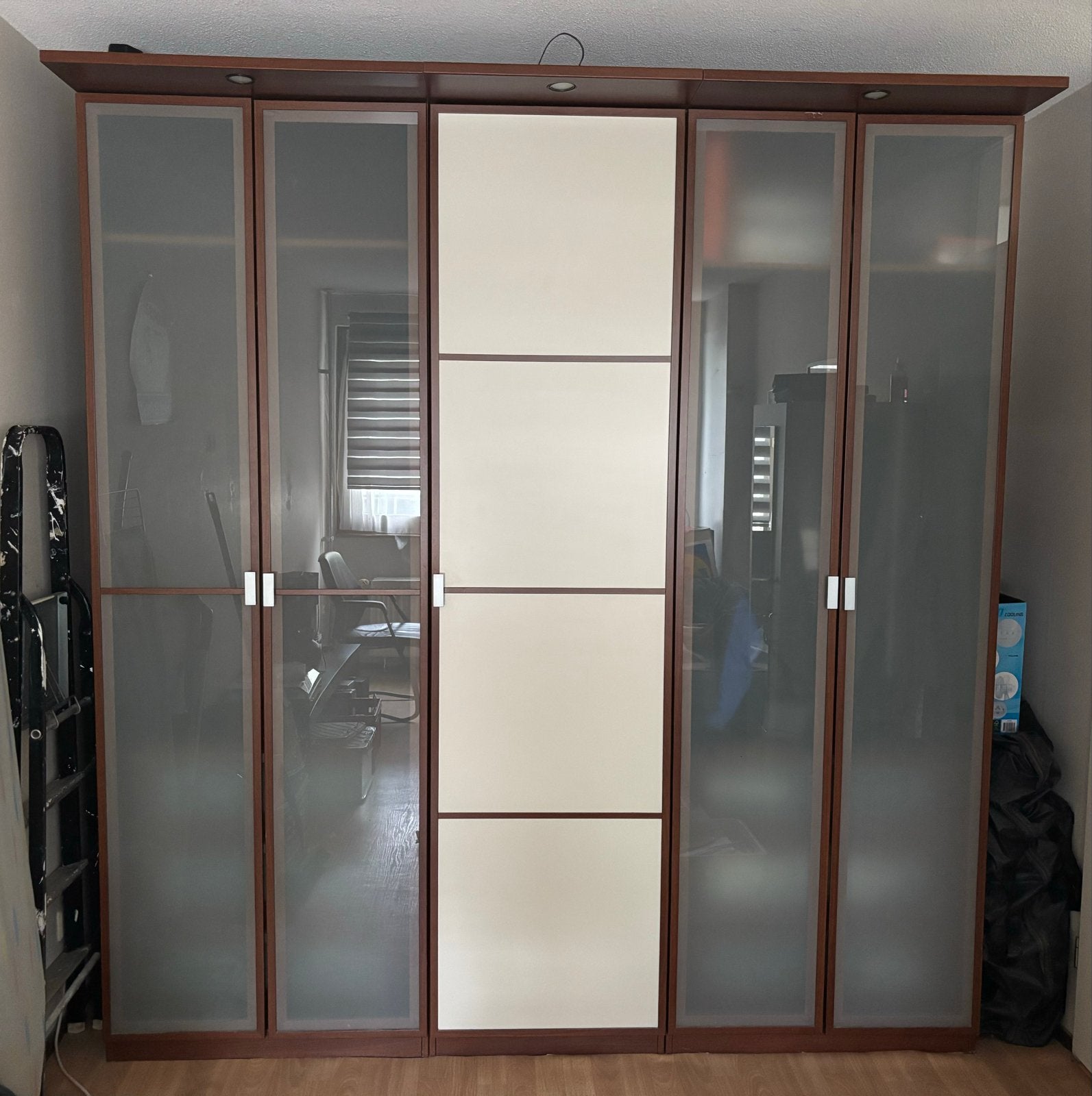 Ikea Pax Grote 3-delige kledingkast met veel opbergruimte, Gebruikt, 200 cm of meer, 200 cm of meer, 50 tot 75 cm