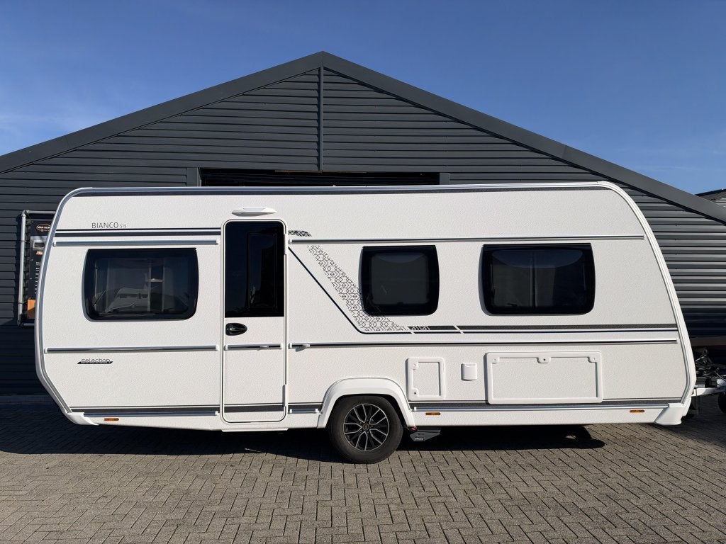 Fendt Bianco Selection 515 SG ZGAN|MOVER|VOORTENT|ZWARE AS, Caravans en Kamperen, Rondzit, Bedrijf, Fietsenrek, 1250 - 1500 kg
