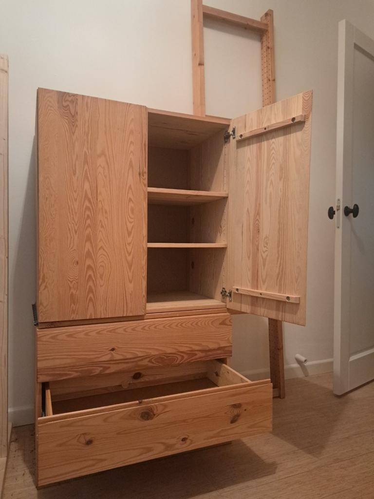 Kast Ivar met lade module en legkast module, Huis en Inrichting, Kasten | Kledingkasten, Ophalen, Gebruikt, 50 tot 100 cm, Minder dan 100 cm