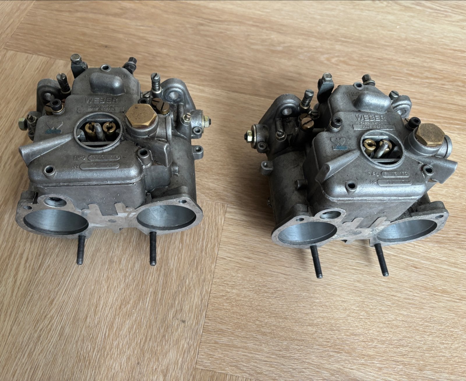 Weber DCOE 45 Carburateur - Set van 2, Ophalen of Verzenden, Gebruikt, Universele onderdelen