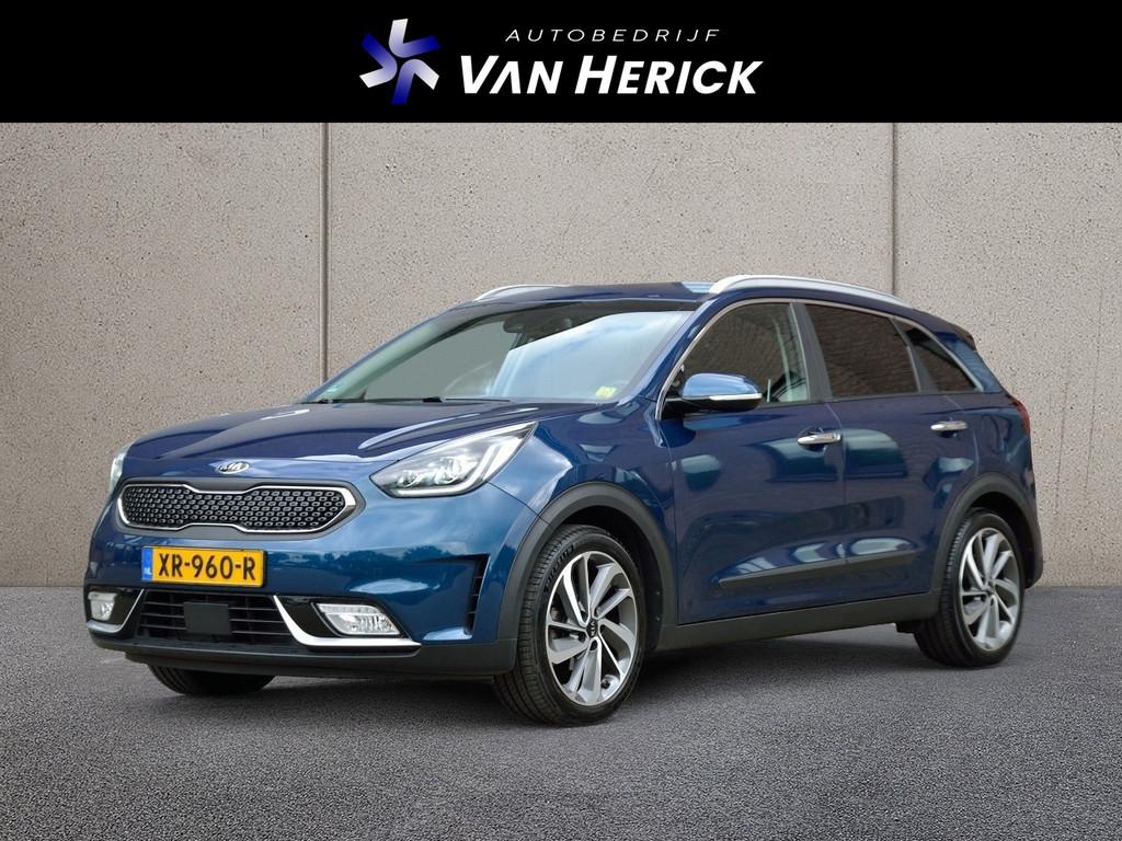 Kia Niro 1.6 GDi Hybrid ExecutiveLine | Compleet | Leder | W, Gebruikt, Blauw, 23 km/l, 1390 kg