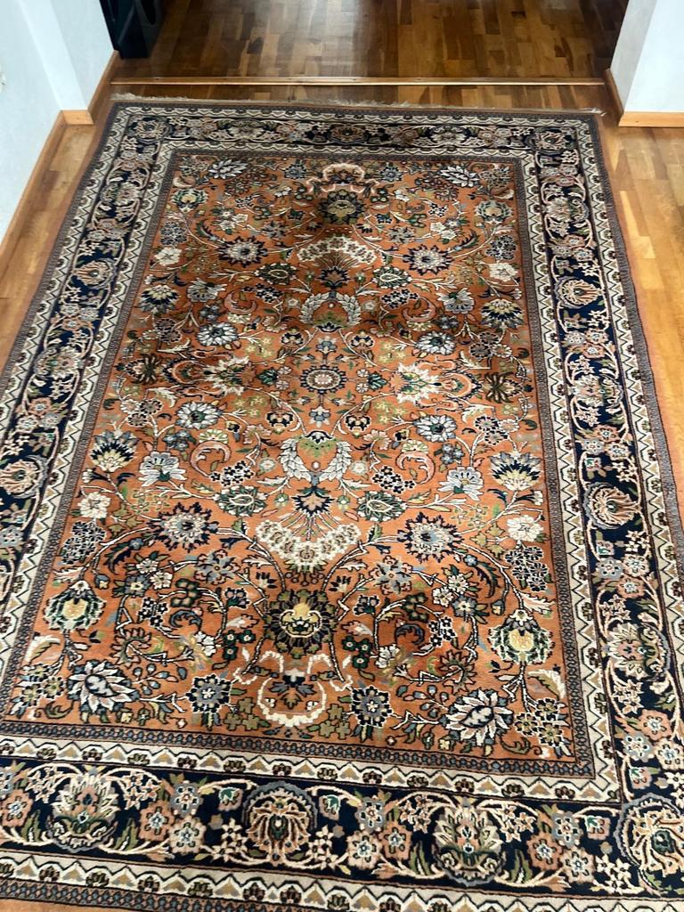 Prachtig India Tabriz Tapijt - 293x209 cm met koopakte, Ophalen, Gebruikt