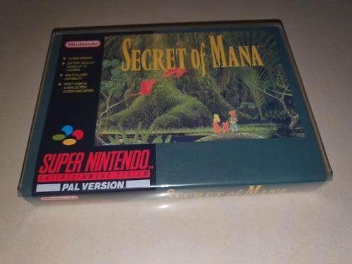 Secret of Mana SNES Game Case, Spelcomputers en Games, Games | Nintendo Super NES, Verzenden, 1 speler, Zo goed als nieuw, Role Playing Game (Rpg)