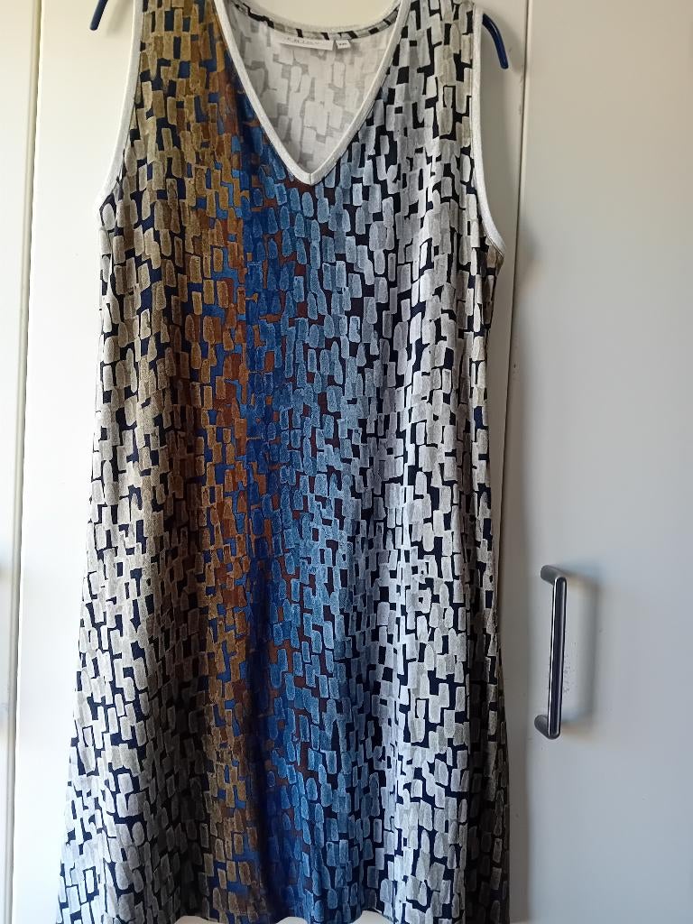 Bont gekleurde Hemd jurk Merk Enjoy maat xxl, Overige kleuren, Maat 46/48 (XL) of groter, Ophalen of Verzenden, Zo goed als nieuw