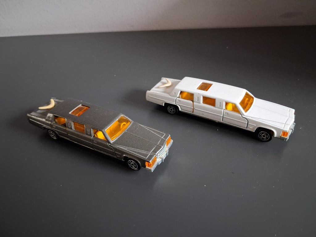 Majorette 2x limousine, Ophalen of Verzenden, Gebruikt, Auto