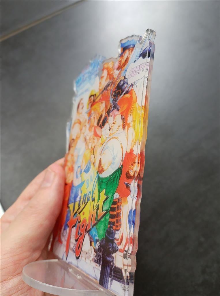 FINAL FIGHT CAPCOM Acrylic Display retro game standee, Spelcomputers en Games, Games | Overige, Vechten, Verzenden, 1 speler, Nieuw