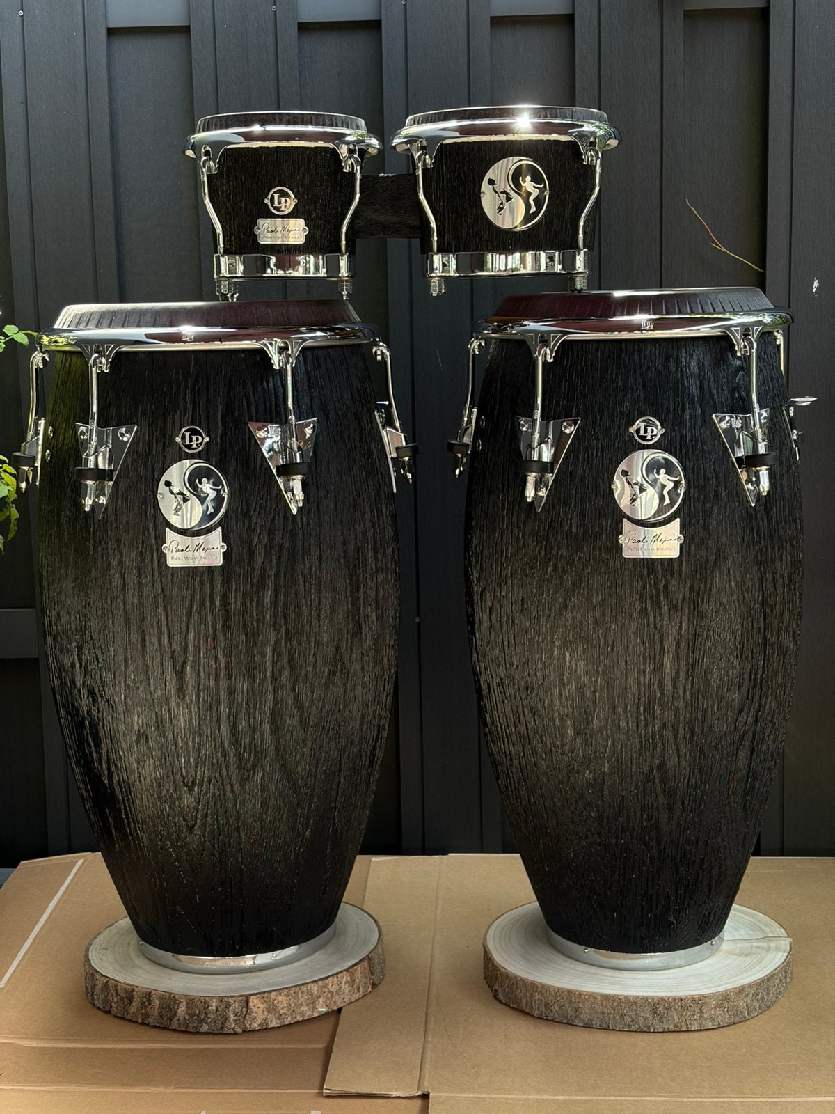 LP 11” + 12,5 conga set met Latin Percussion bongo’s, Muziek en Instrumenten, Percussie, Ophalen, Zo goed als nieuw, Trommel