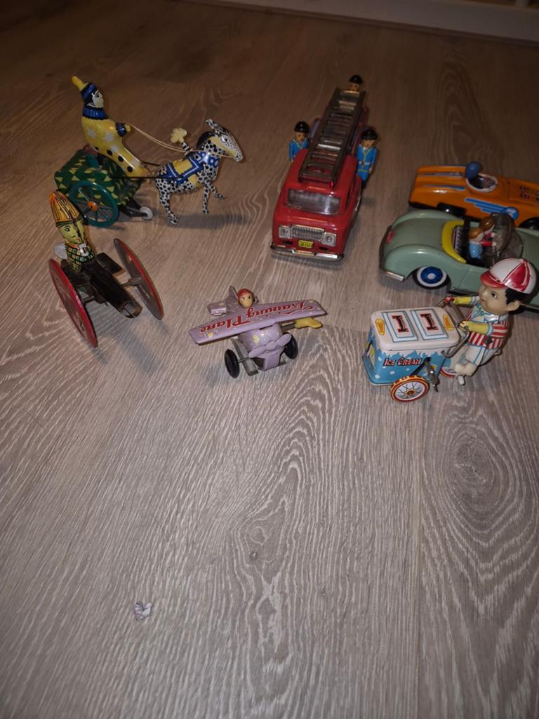Kleine verzameling - Blikken speelgoed, Antiek en Kunst, Ophalen of Verzenden
