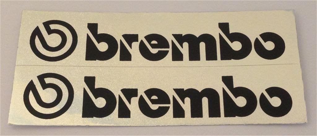 Brembo metallic sticker set #4, Verzenden