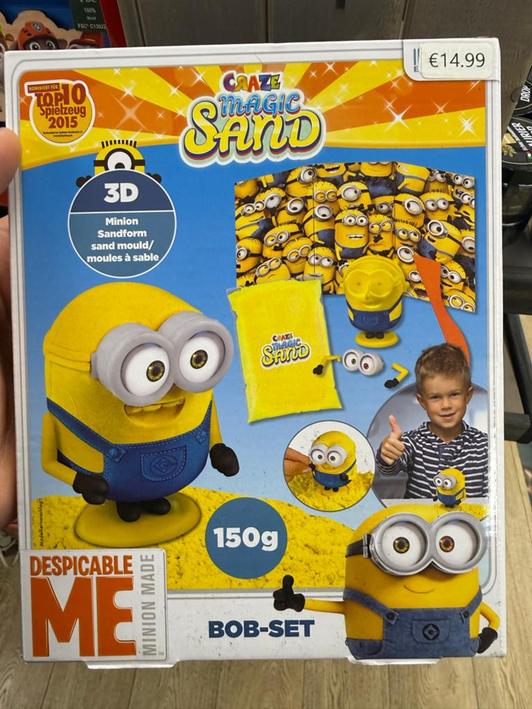 Minions Craze Magic Sand Bob-set - Knetssand, Ophalen of Verzenden, Nieuw, Jongen of Meisje