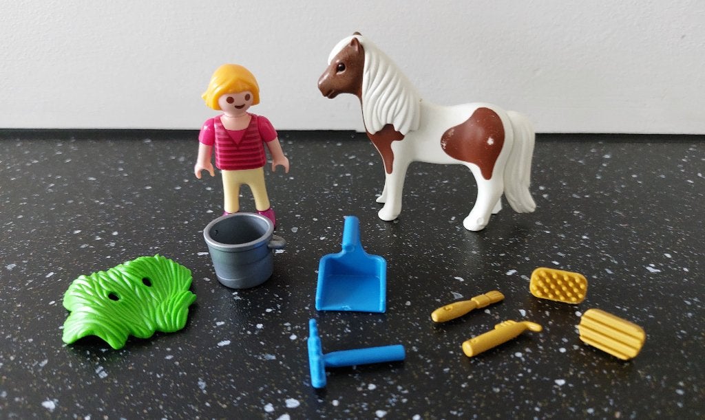 Playmobil - Meisje met pony (5291), Kinderen en Baby's, Speelgoed | Playmobil, Gebruikt, Losse onderdelen, Overige typen, Ophalen of Verzenden