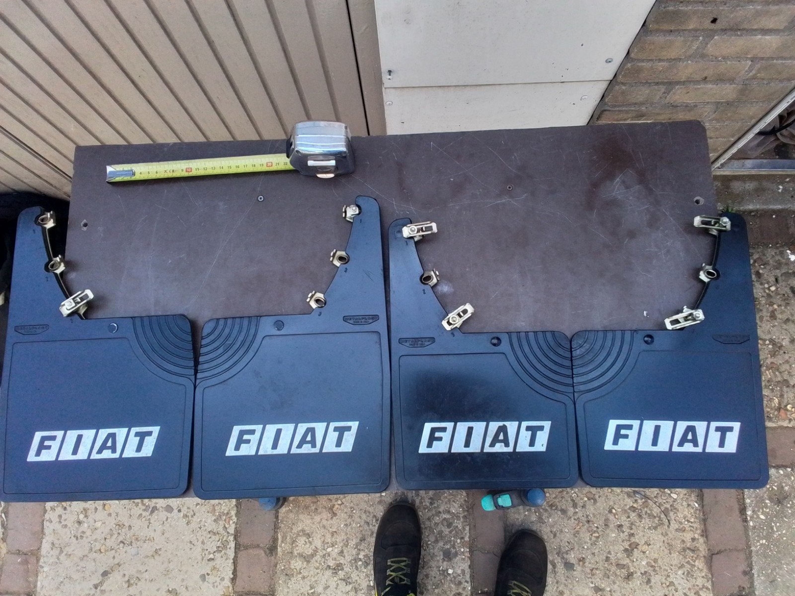Spatlappen Fiat Oldtimer (Jaren '70/'80) - Metalplast, Gebruikt, Fiat, Ophalen of Verzenden, Spatbord