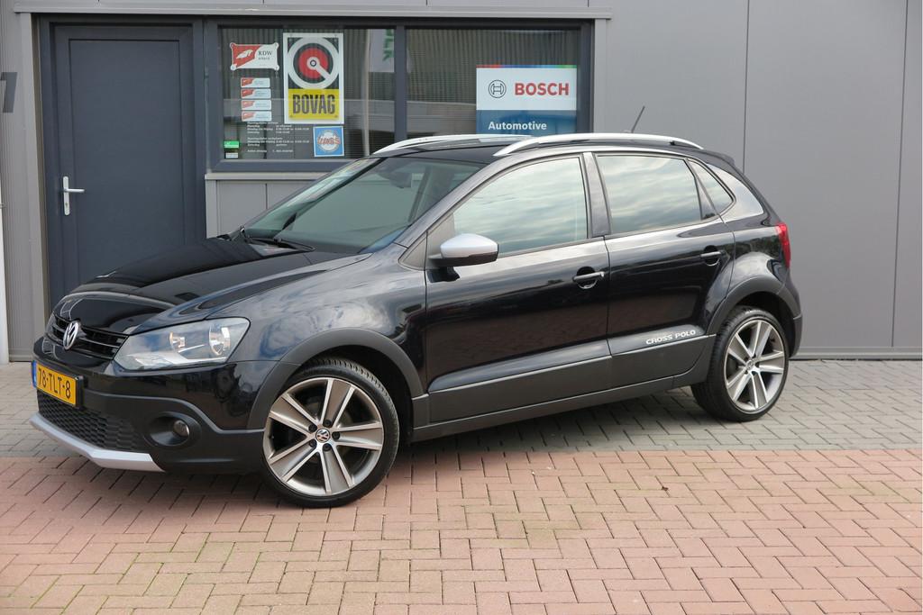 Volkswagen CROSS POLO 1.2 TSI 77kw 105pk DSG ,Nieuwe APK , L, Auto's, Volkswagen, Zwart, Zwart, Origineel Nederlands, 1076 kg