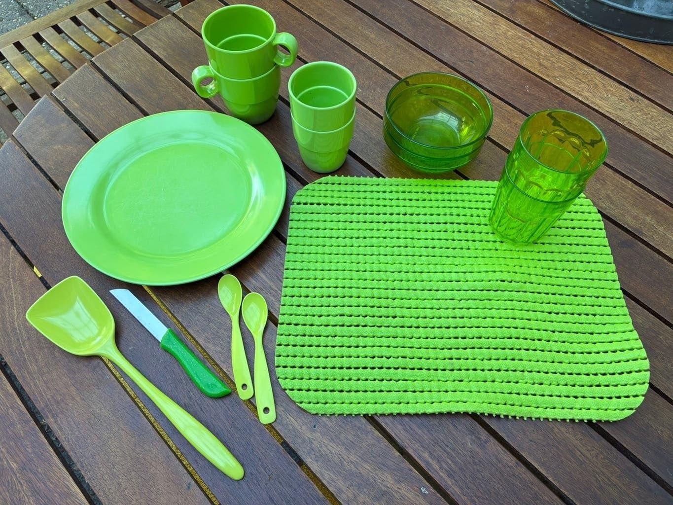 kampeerspulletjes groen, Ophalen of Verzenden, Gebruikt