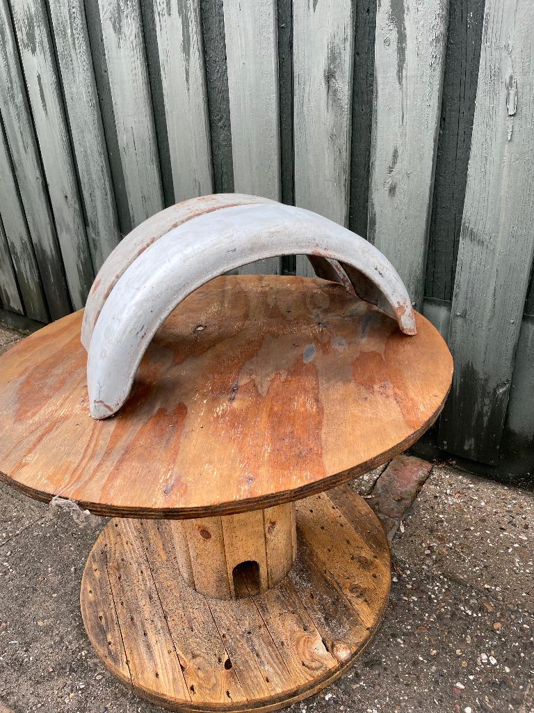 tuin tafel, Tuin en Terras, Tuintafels, Ophalen, Gebruikt, Rond, Hout