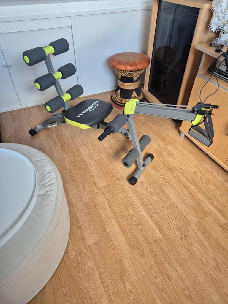 Wonder Care Buikspier bank, Sport en Fitness, Ophalen, Zo goed als nieuw, Metaal, Buik