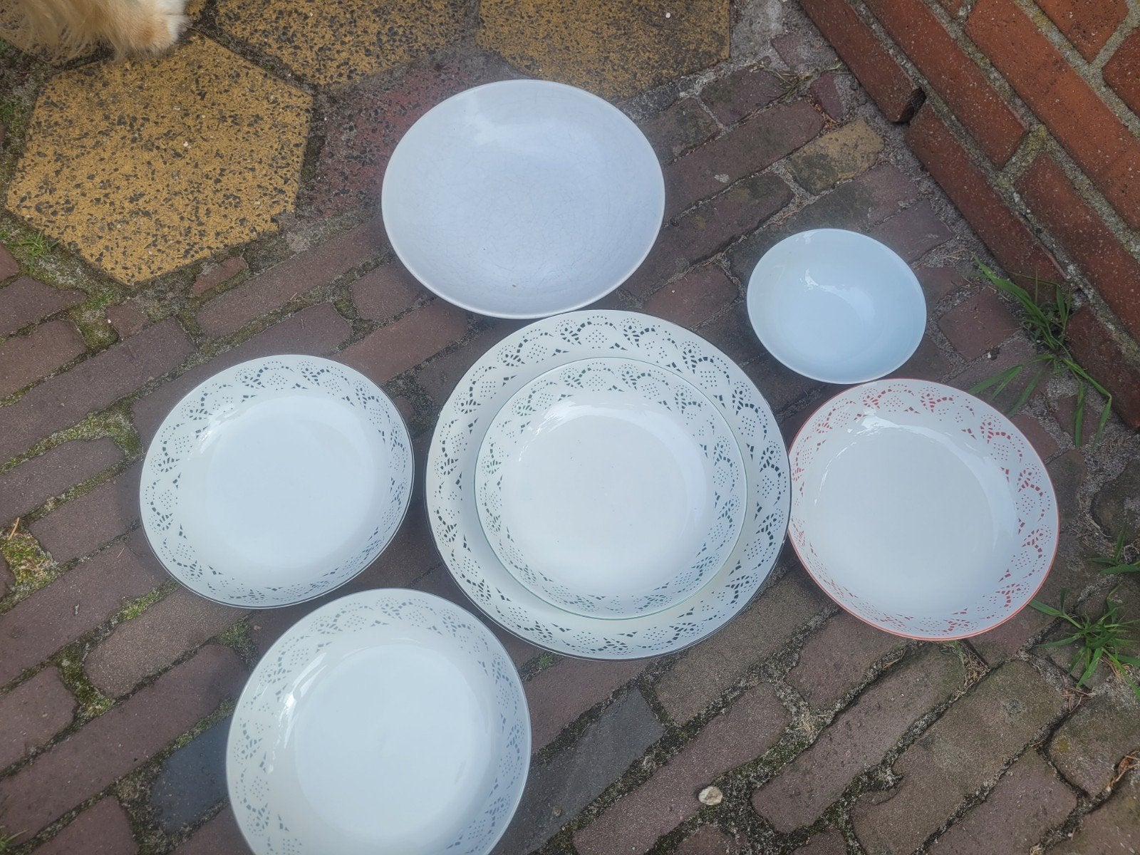 Gratis servies., Ophalen, Gebruikt, Overige stijlen