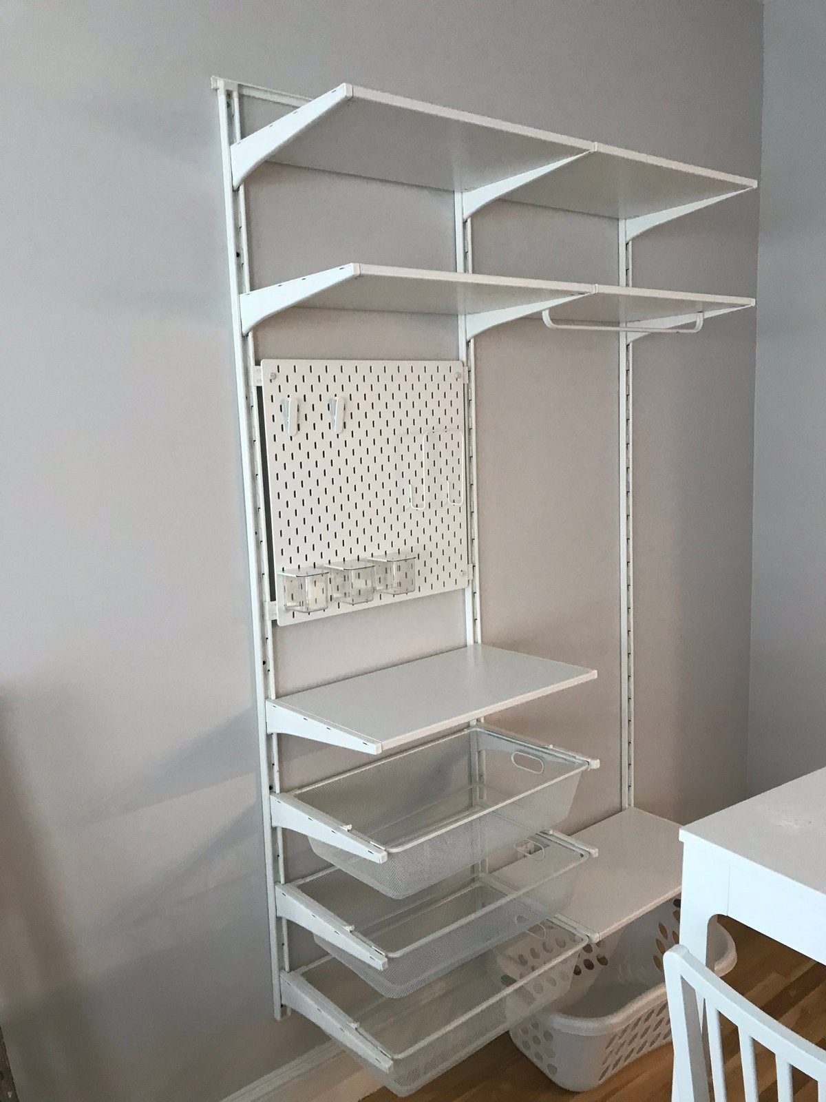 Ikea algot manden en planken kledingkast badkamerkast, Huis en Inrichting, Woonaccessoires | Wandplanken en Boekenplanken, Ophalen of Verzenden