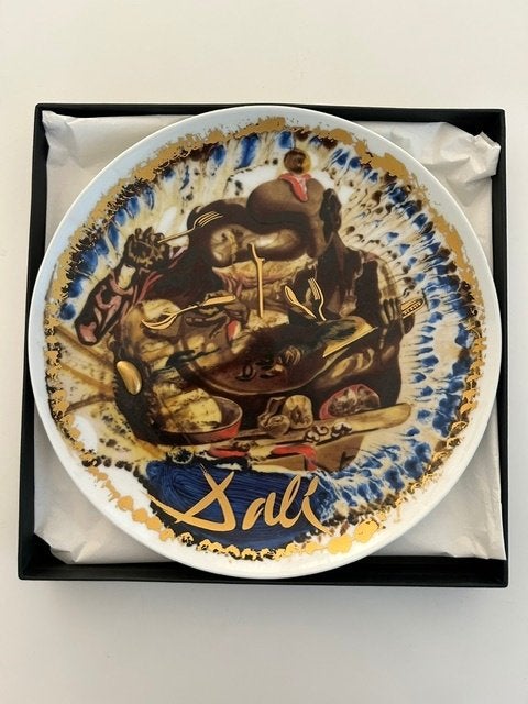 Salvador Dalí, "L'Assiette de Gala" Rosenthal kunst bord, Ophalen of Verzenden