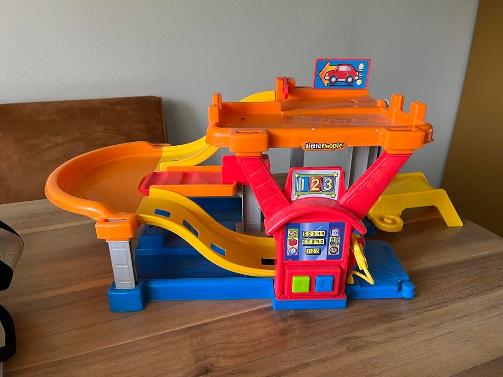 Fisher-Price Little People Speelgoed Garage, Ophalen, Gebruikt