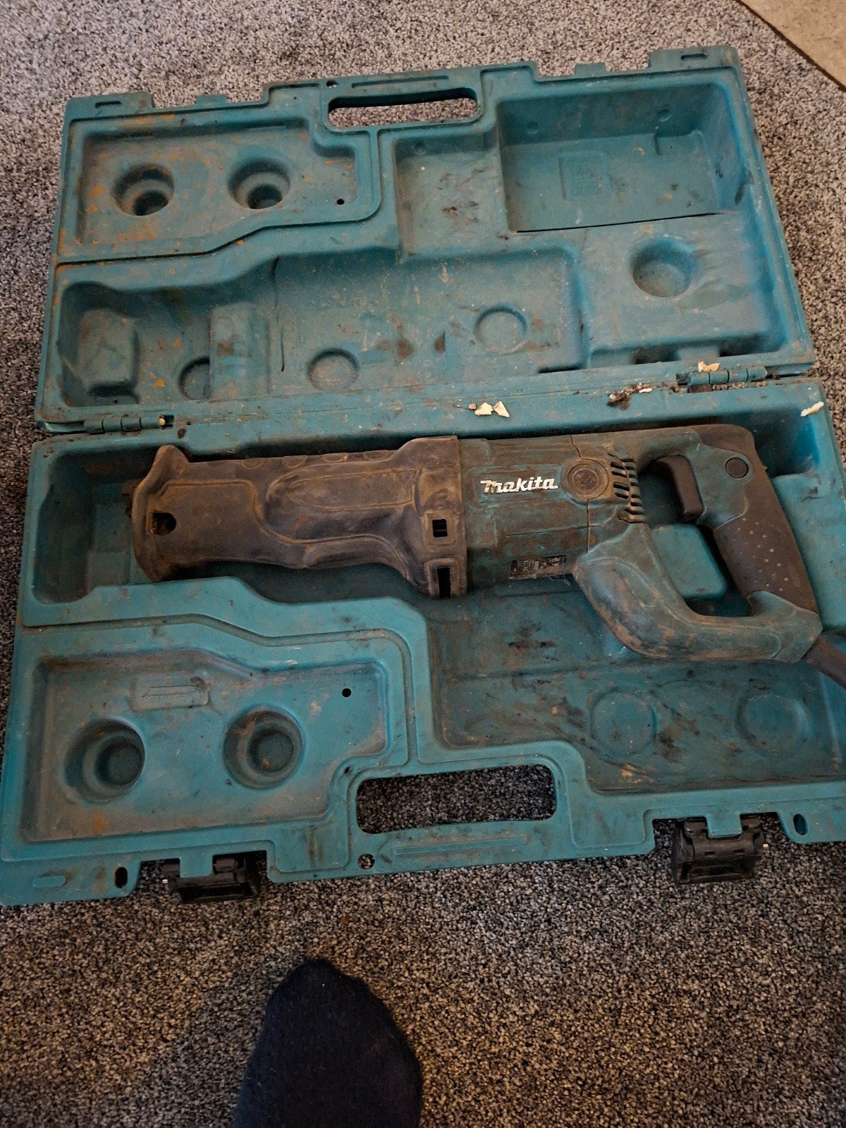 Makita reciprozaag in koffer, Ophalen of Verzenden, Gebruikt