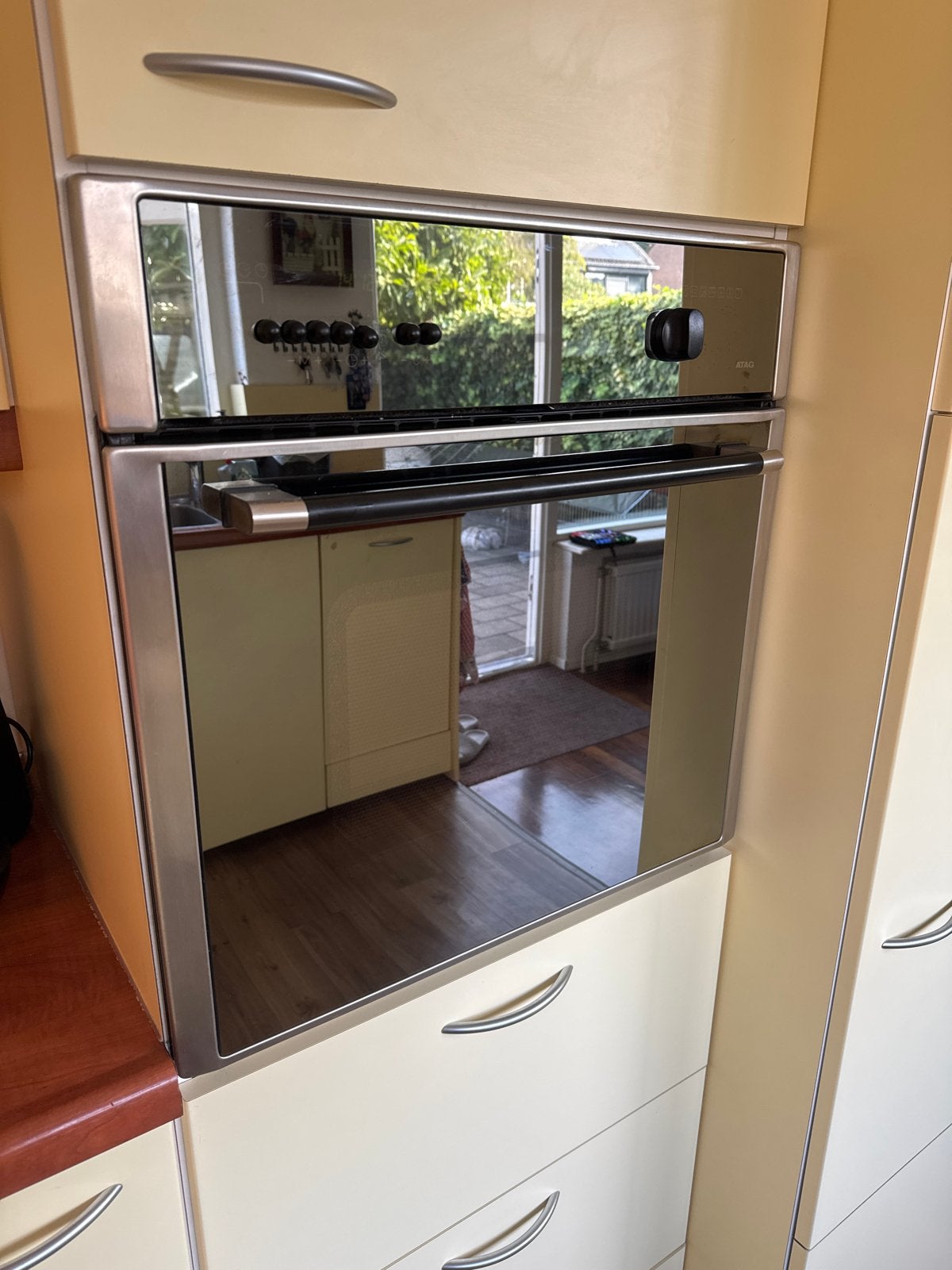 Atag Inbouw Combi-oven met Magnetronfunctie, Witgoed en Apparatuur, Ophalen, Gebruikt, Combi-oven, Magnetronfunctie