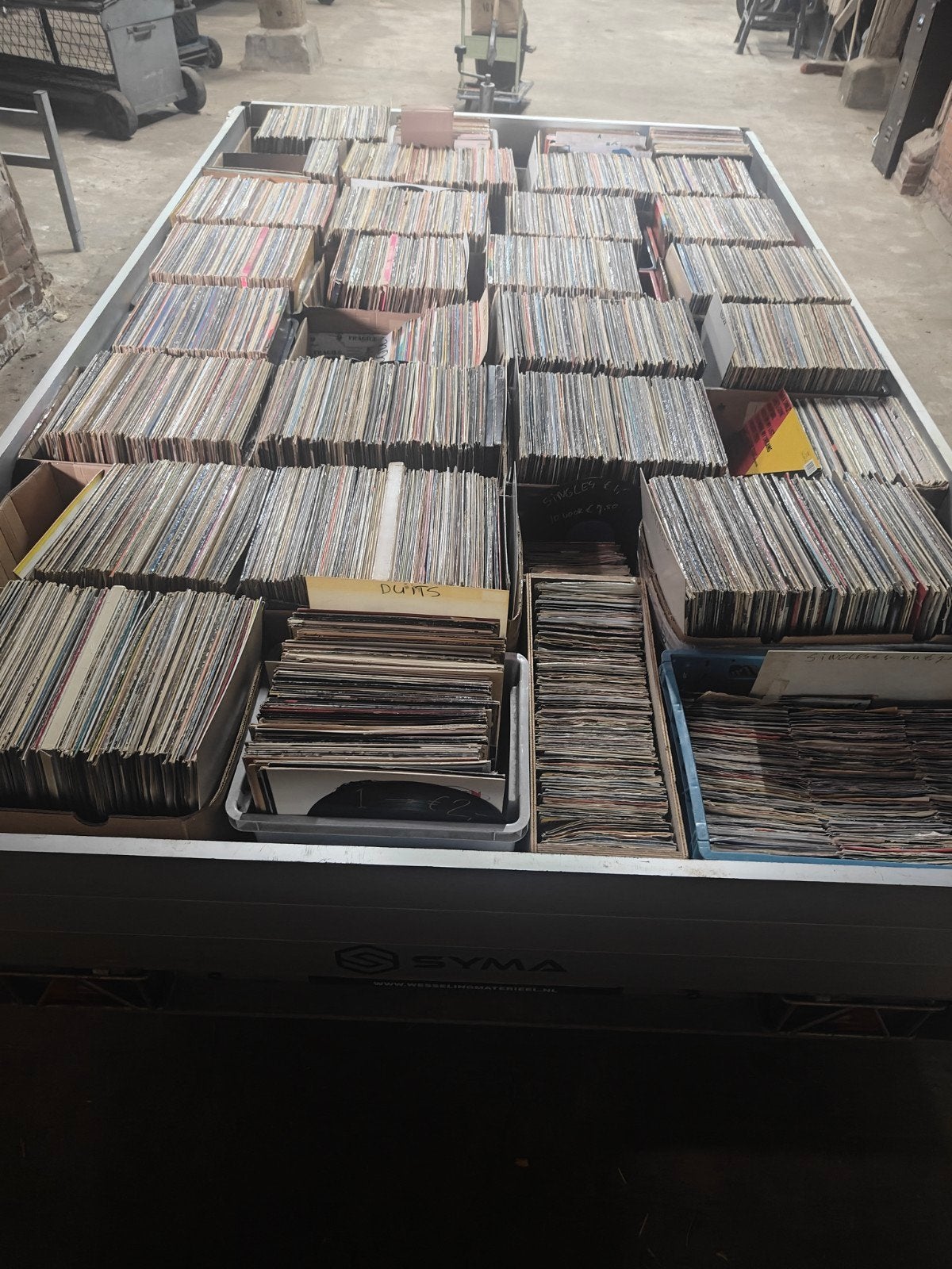 Aanhanger vol met lp's vinyl 2800+ stuks, Ophalen, LP