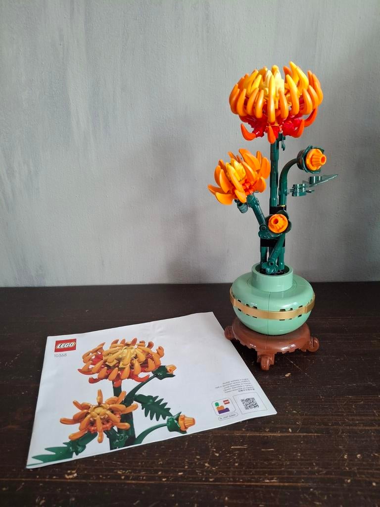 Lego Chrysant 10368 met instructieboekje, Ophalen of Verzenden, Zo goed als nieuw