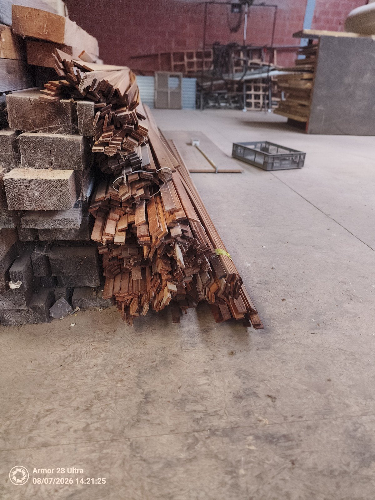 Red Cedar Latjes 3500mm x 5mm x 30mm - 600 stuks, Ophalen, Minder dan 25 mm, Overige typen, Nieuw