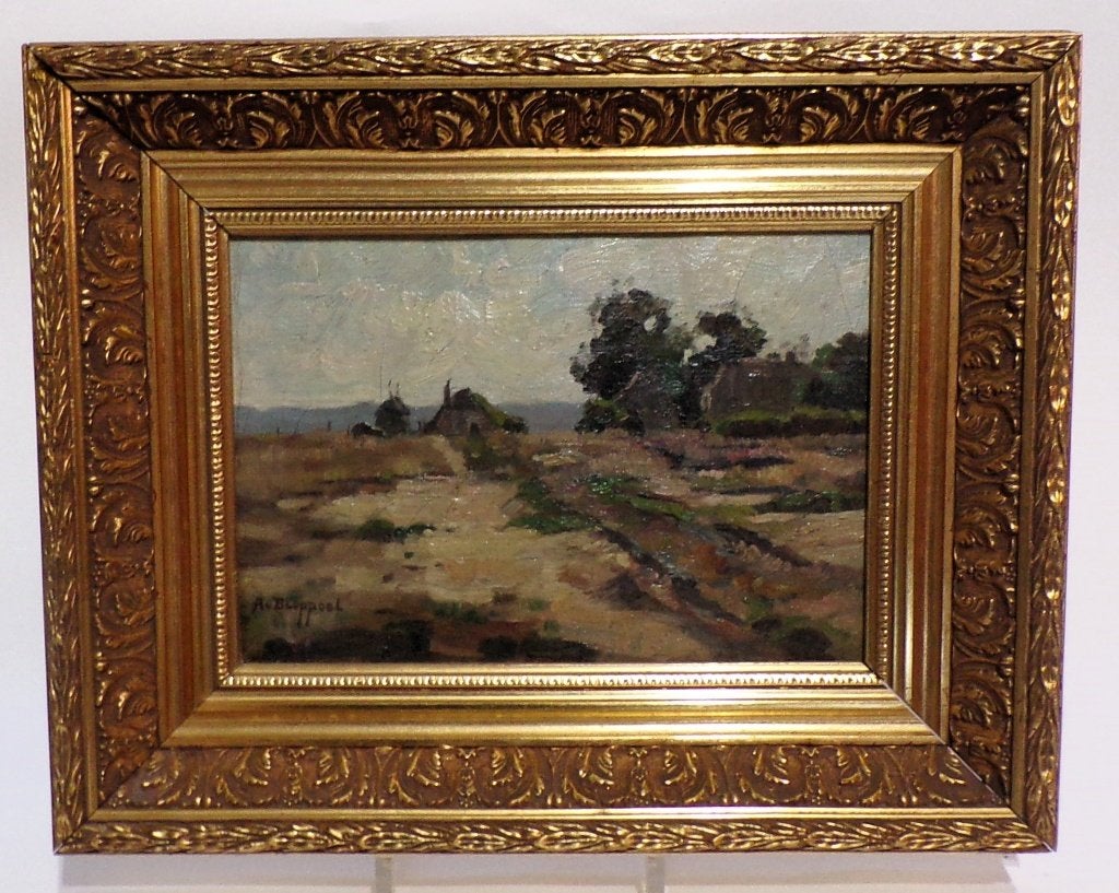 Anthony Abram van Bloppoel - landschap, Ophalen of Verzenden