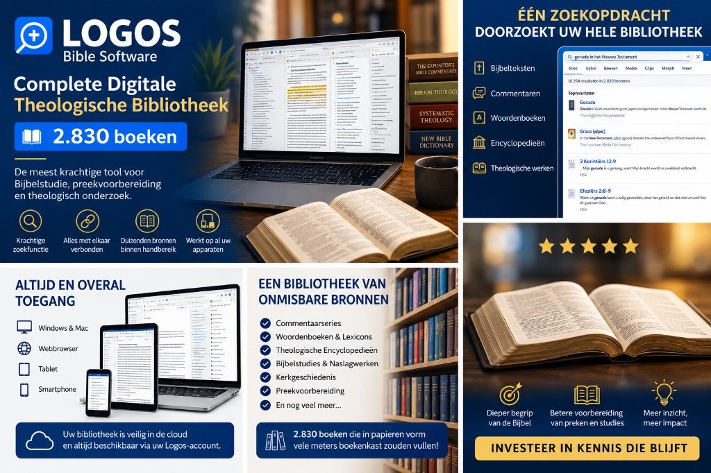 Logos Bible Software, Digitale Theologische Bibliotheek, Boeken, E-books