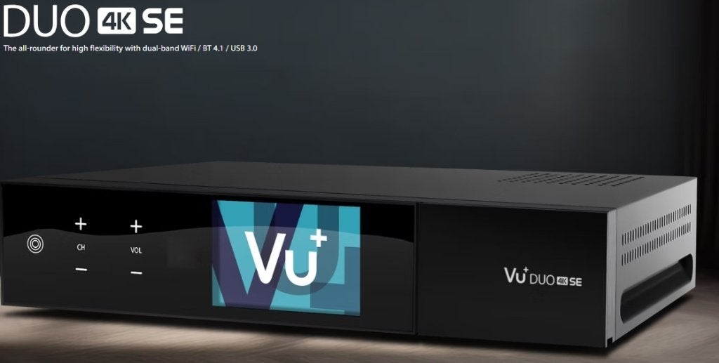 VU+ DUO 4K SE DVB-S2X & DVB-C Dual Combo Tuner & 2TB Hdd, Ophalen of Verzenden, Zo goed als nieuw, (Schotel)antenne, Overige merken