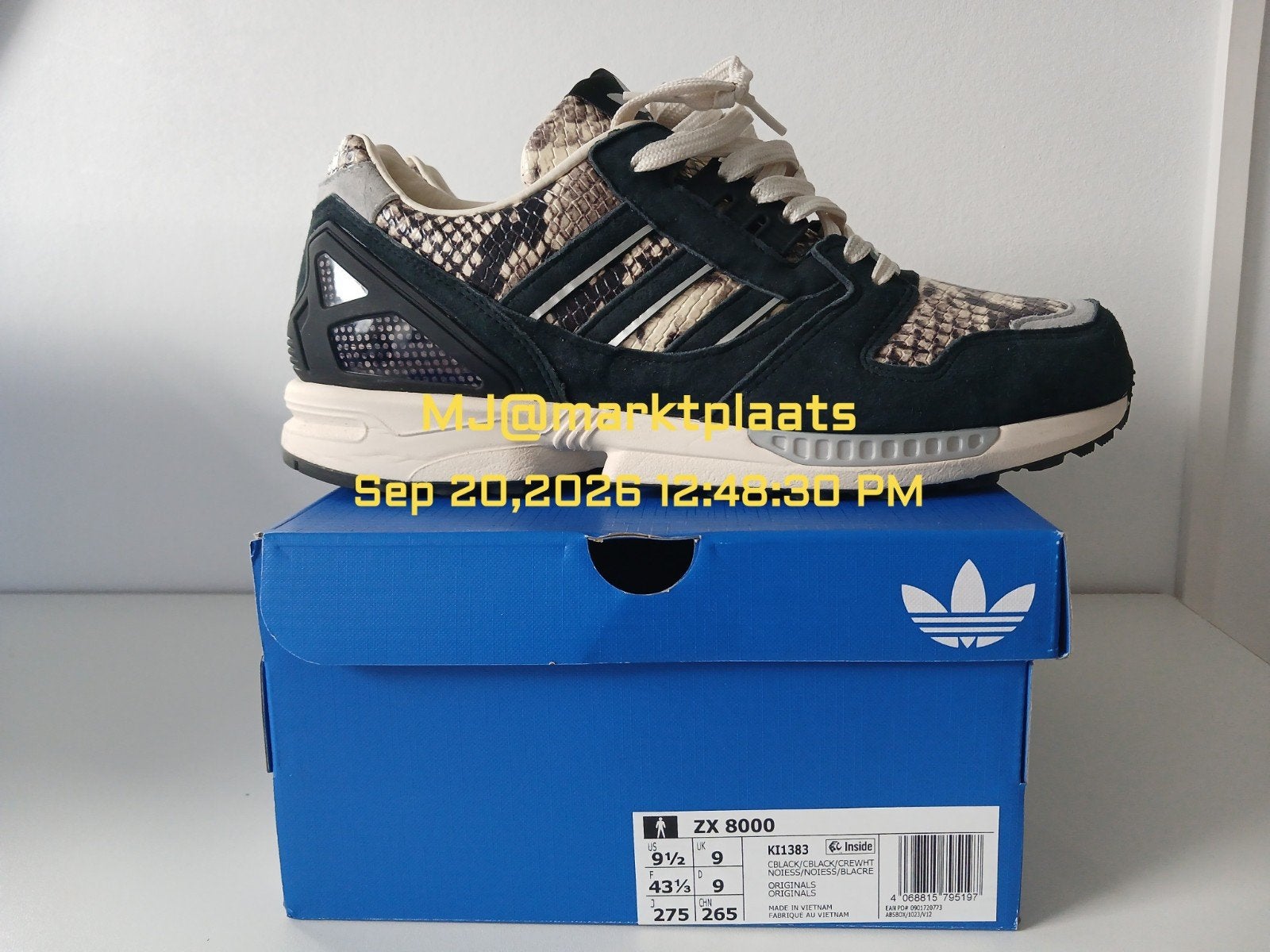 Adidas ZX 8000 Torsion Animal Pack KI1383, Overige kleuren, Ophalen of Verzenden, Adidas Originals, Sneakers of Gympen