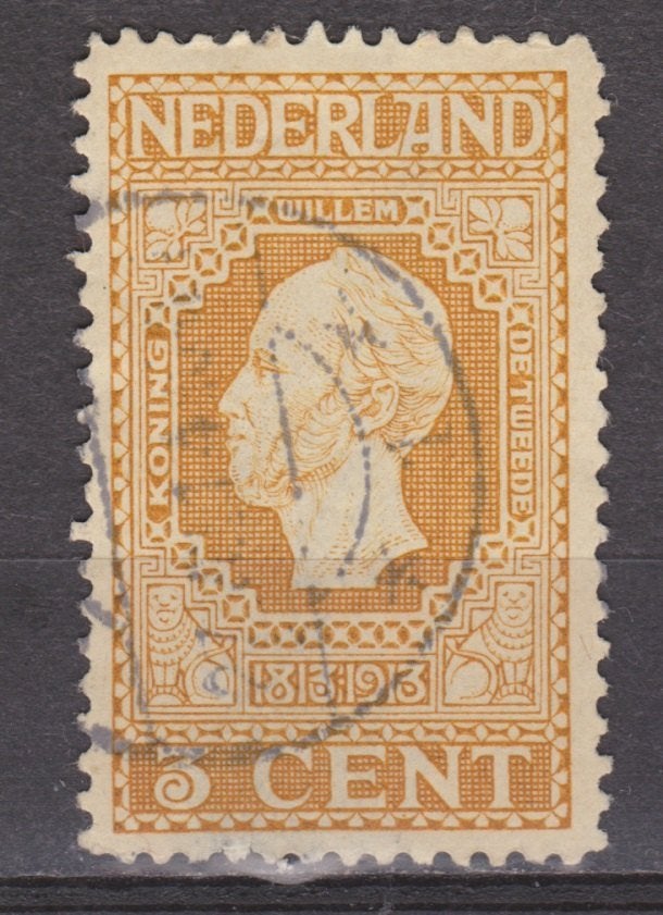 NVPH 91 gebruikt Jubileumzegels 1913 ; OUD NEDERLAND p/stuk, Ophalen of Verzenden, T/m 1940, Gestempeld