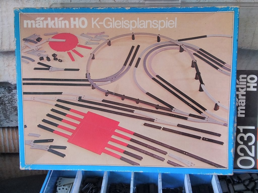 Märklin ho gleisplanspiel, Hobby en Vrije tijd, Gebruikt, Gelijkstroom of Wisselstroom, Rails, Ophalen of Verzenden