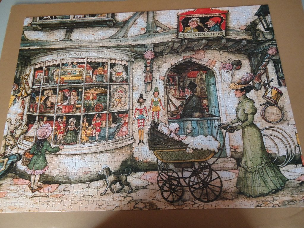 JUMBO PUZZEL--950 STUKJES--ANTON PIECK, Ophalen of Verzenden, 500 t/m 1500 stukjes, Zo goed als nieuw, Legpuzzel