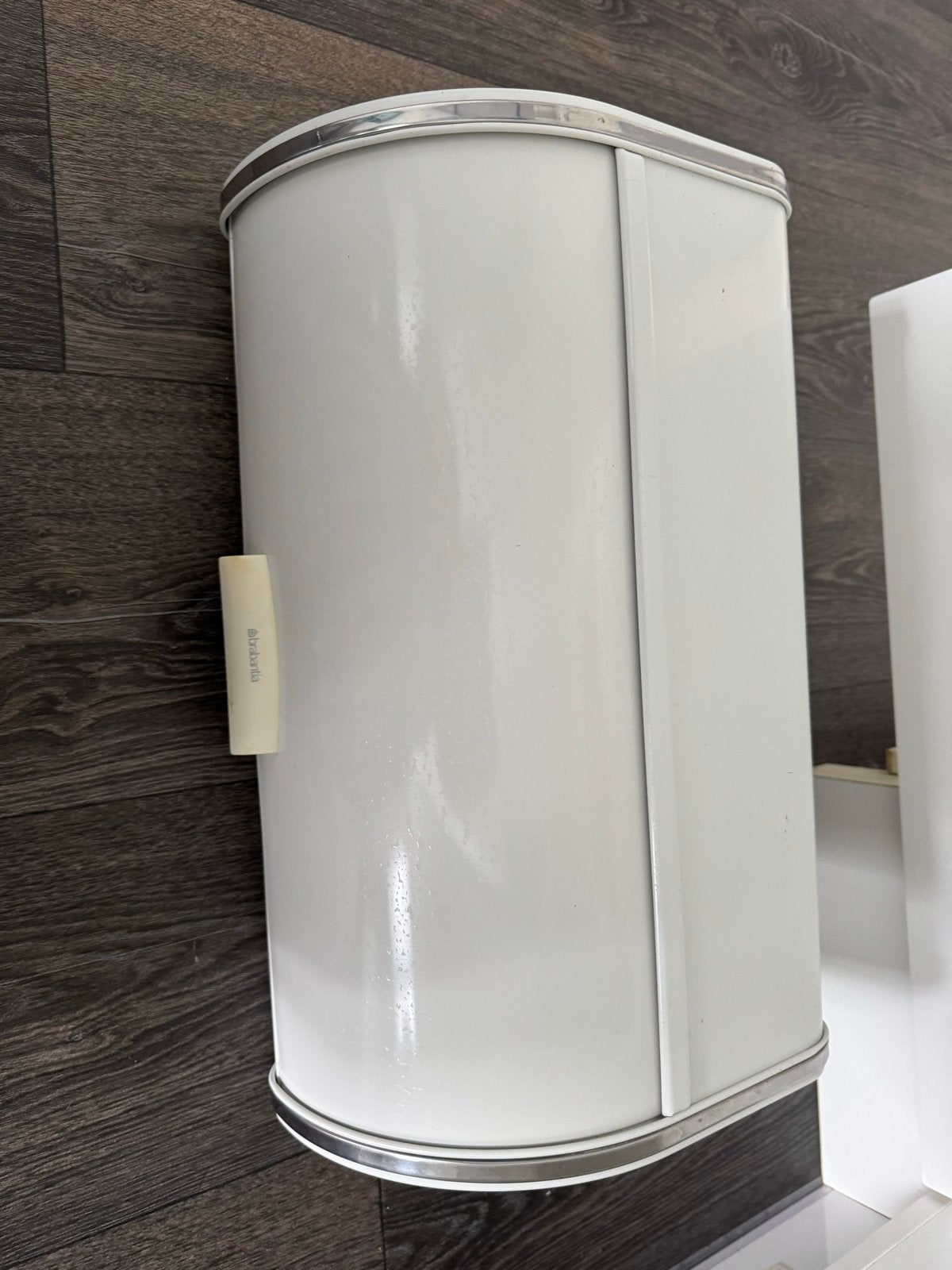 Brabantia Broodtrommel met Schuifdeksel - Wit, Huis en Inrichting, Gebruikt, Ophalen of Verzenden, Brabantia, Broodtrommel