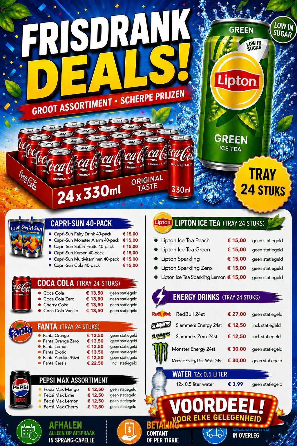 DEZE FRISDRANK DEALS WIL JE NIET MISSEN!, Ophalen